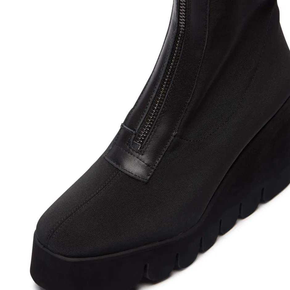 Enrico Black Stretch Ankle Boots<Carl Scarpa Shop