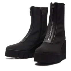 Enrico Black Stretch Ankle Boots<Carl Scarpa Shop
