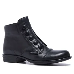 Ester Black Leather Ankle Boots<Carl Scarpa Best Sale