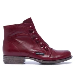 Ester Bordo Leather Ankle Boots<Carl Scarpa New