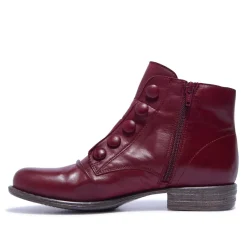 Ester Bordo Leather Ankle Boots<Carl Scarpa New