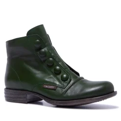 Ester Green Leather Ankle Boots<Carl Scarpa Clearance
