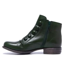Ester Green Leather Ankle Boots<Carl Scarpa Clearance