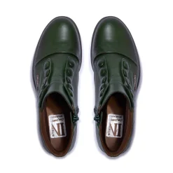 Ester Green Leather Ankle Boots<Carl Scarpa Clearance