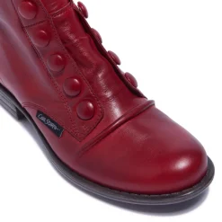 Ester Red Leather Ankle Boots<Carl Scarpa Discount