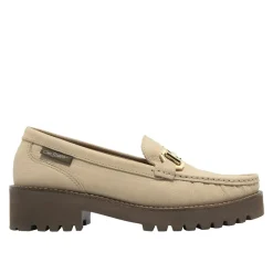 Etana Beige Suede Chunky Loafers<Carl Scarpa Clearance