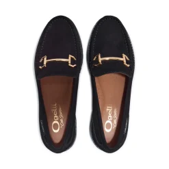 Etana Black Suede Loafers<Carl Scarpa Shop