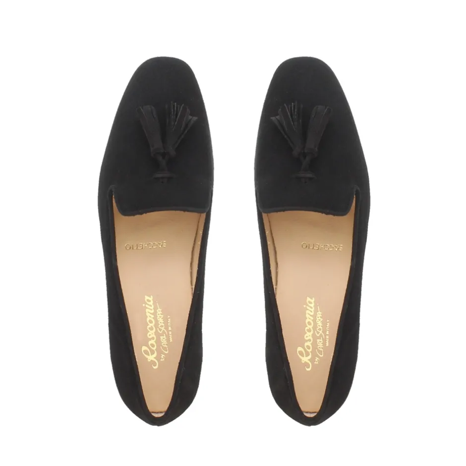 Fiadh Black Suede Loafers<Carl Scarpa Outlet