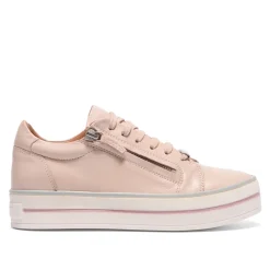 Fissato Blush Leather Trainers<Carl Scarpa Best Sale