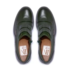 Gabbi Green Leather Loafers<Carl Scarpa New