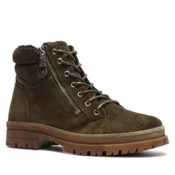 Galina Green Suede Ankle Boots<Carl Scarpa Fashion