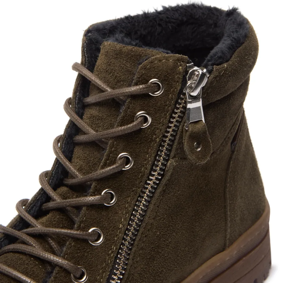 Galina Green Suede Ankle Boots<Carl Scarpa Fashion