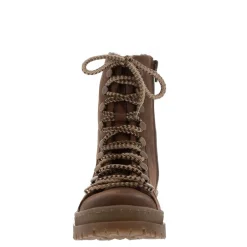 Granada Brown Leather Lace Up Ankle Boots<Carl Scarpa Flash Sale
