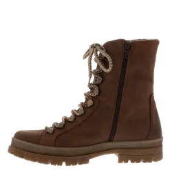 Granada Brown Leather Lace Up Ankle Boots<Carl Scarpa Flash Sale