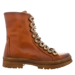 Granada Tan Leather Lace Up Ankle Boots<Carl Scarpa Store