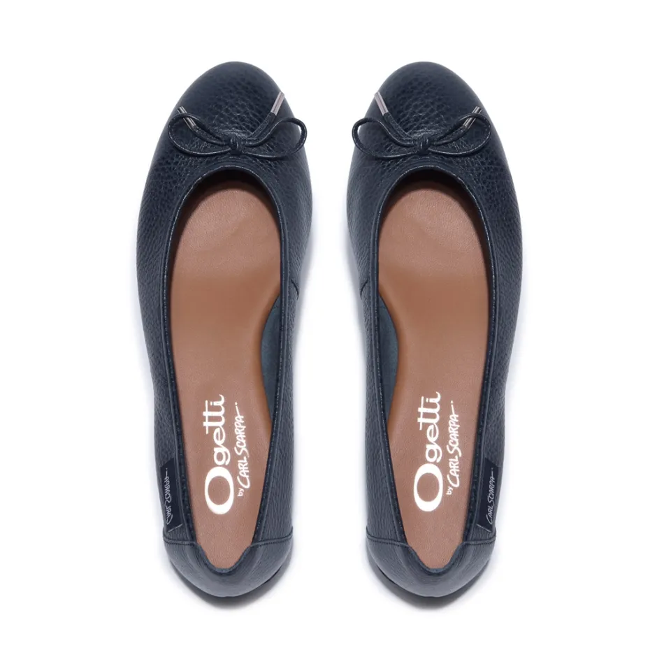 Hosanna Navy Leather Loafers<Carl Scarpa Best Sale