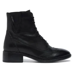 Isla Black Leather Ankle Boots<Carl Scarpa Cheap