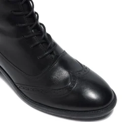 Isla Black Leather Ankle Boots<Carl Scarpa Cheap