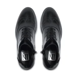 Isla Black Leather Ankle Boots<Carl Scarpa Cheap
