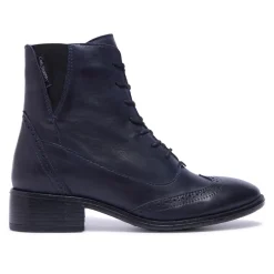 Isla Navy Leather Ankle Boots<Carl Scarpa Discount