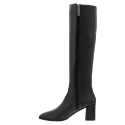 Jilly Black Italian Leather Knee High Boots<Carl Scarpa Store