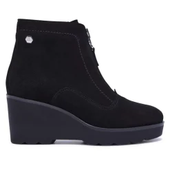 Kelania Black Suede Ankle Boots<Carl Scarpa Online