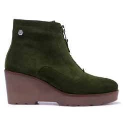 Kelania Green Suede Ankle Boots<Carl Scarpa Best