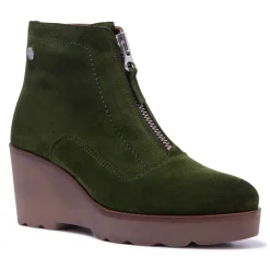 Kelania Green Suede Ankle Boots<Carl Scarpa Best