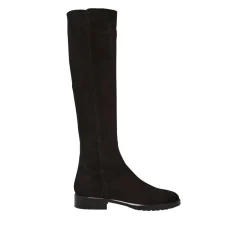 Lara Black Suede Knee-High Boots<Carl Scarpa New