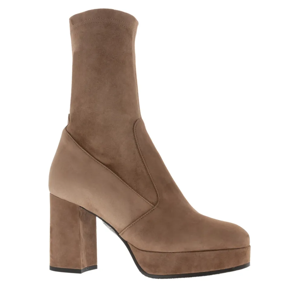 Lavora Taupe Platform Ankle Boots<Carl Scarpa Hot