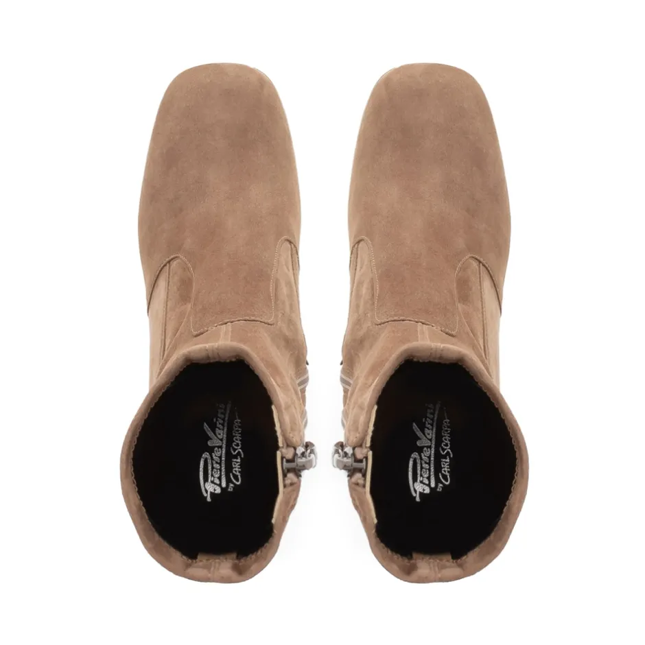Lavora Taupe Platform Ankle Boots<Carl Scarpa Hot