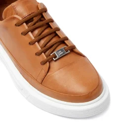Lenotti Tan Leather Leisure<Carl Scarpa New