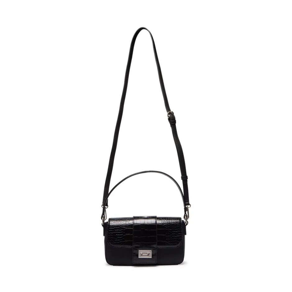 Listini Black Croc Handbag<Carl Scarpa Fashion