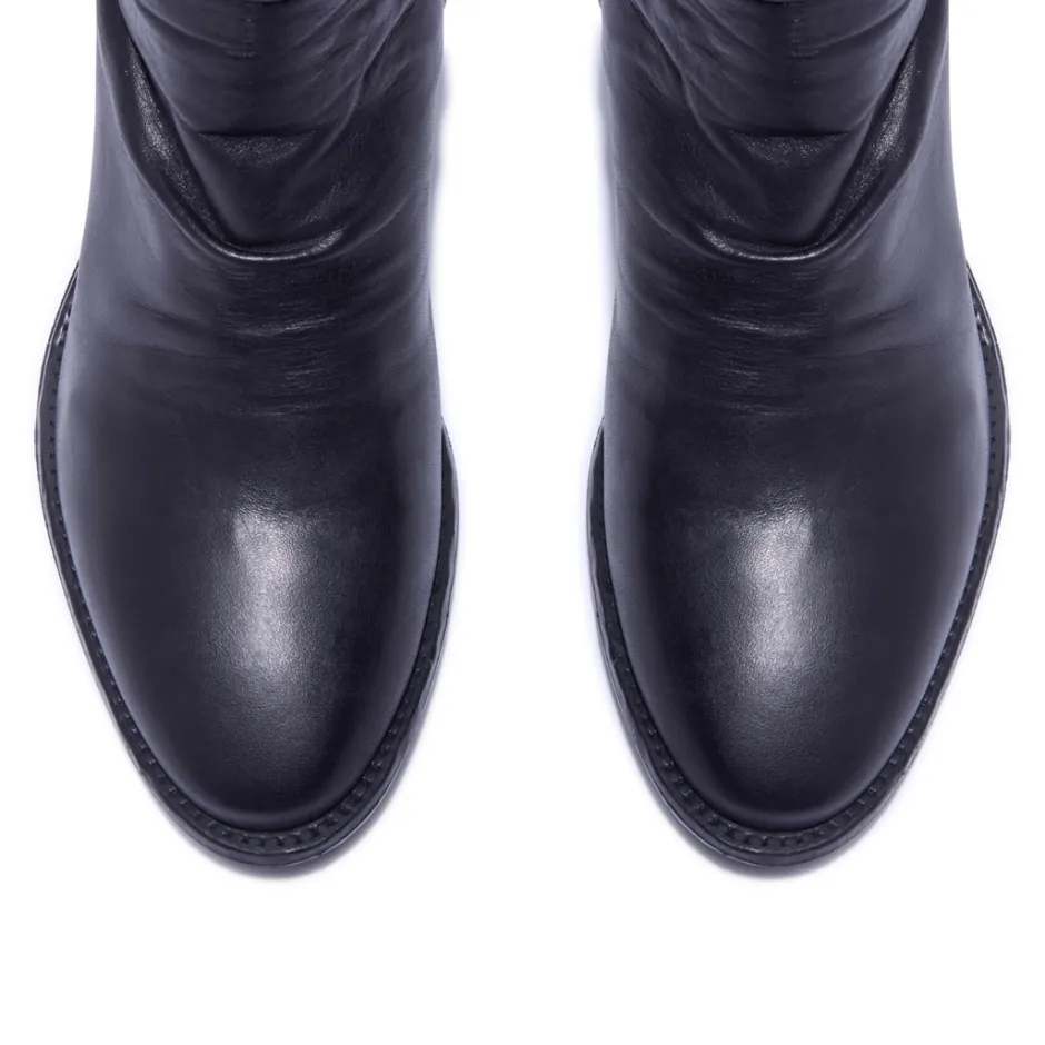 Lodeve Black Leather Ankle Boots<Carl Scarpa Flash Sale