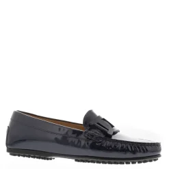 Martedi Navy Leather Penny Loafers<Carl Scarpa Best Sale