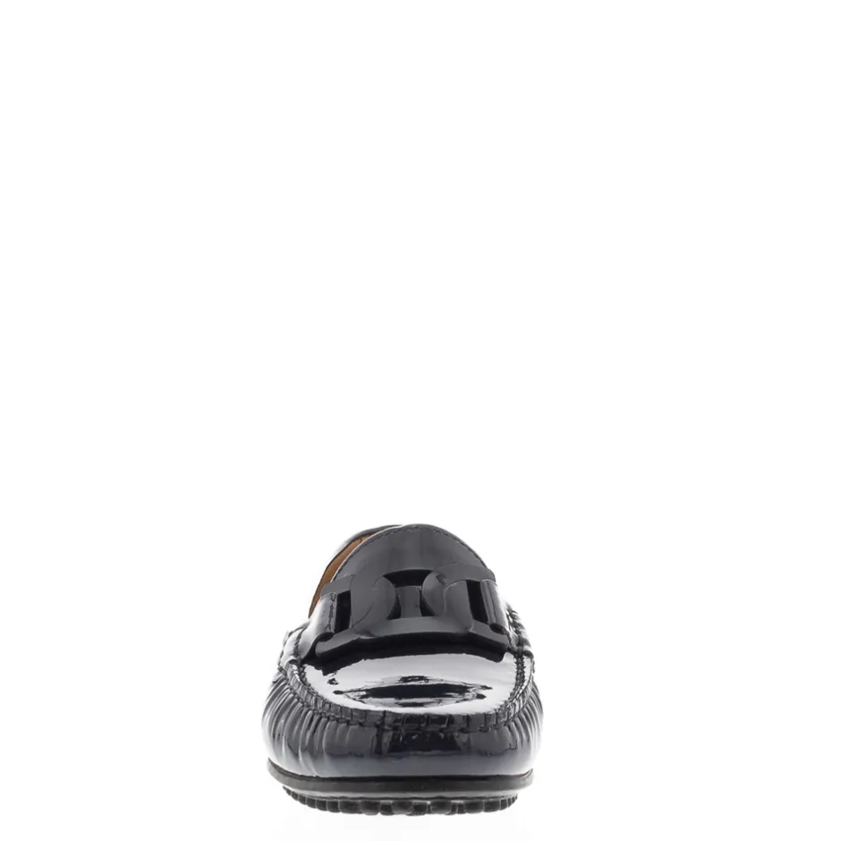 Martedi Navy Leather Penny Loafers<Carl Scarpa Best Sale