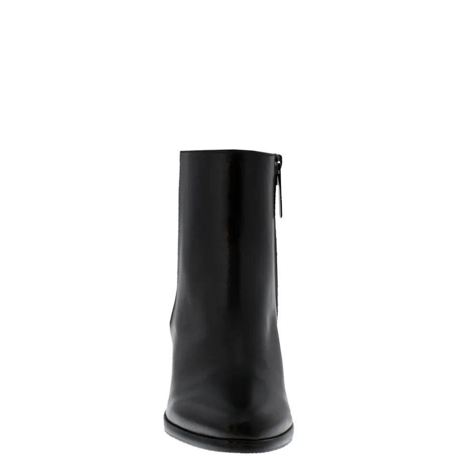 Megan Black Leather Ankle Boots<Carl Scarpa Cheap