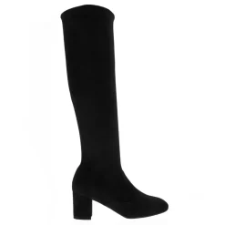 Mimosa Black Italian Suede Knee High Boots<Carl Scarpa Shop