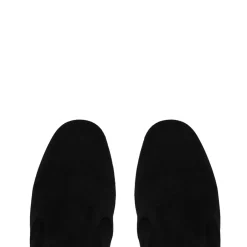Mimosa Black Italian Suede Knee High Boots<Carl Scarpa Shop