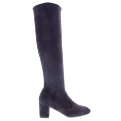 Mimosa Navy Italian Suede Knee High Boots<Carl Scarpa Discount