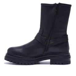 Molize Black Leather Ankle Boots<Carl Scarpa Store