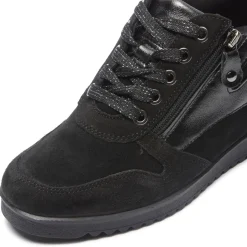 Nemoli Black Leather Trainers<Carl Scarpa Flash Sale