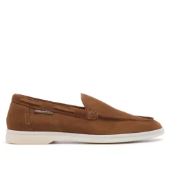Omilie Tan Suede Slip-On Loafers<Carl Scarpa Clearance