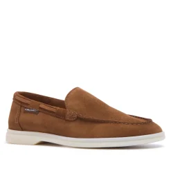 Omilie Tan Suede Slip-On Loafers<Carl Scarpa Clearance