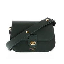 Orsina Green Italian Leather Shoulder Bag<Carl Scarpa Best Sale