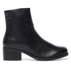 Orvieto Black Leather Ankle Boots<Carl Scarpa Best