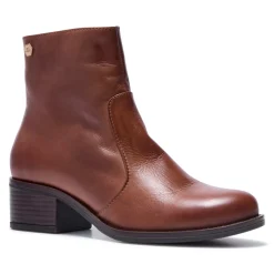 Orvieto Tan Leather Ankle Boots<Carl Scarpa Shop