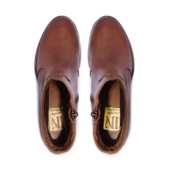 Orvieto Tan Leather Ankle Boots<Carl Scarpa Shop