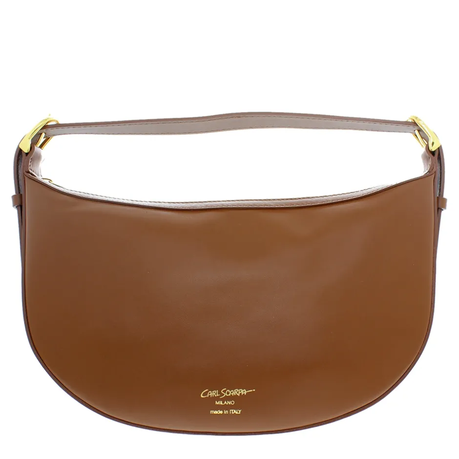 Osoppo Tan Leather Shoulder Bag<Carl Scarpa Clearance