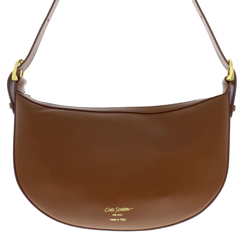 Osoppo Tan Leather Shoulder Bag<Carl Scarpa Clearance